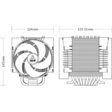 Arctic Freezer 4U-M, CPU-Kühler 120 mm