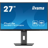 iiyama ProLite XUB2797HSN-B1, LED-Monitor 68.5 cm (27 Zoll), schwarz (matt), FullHD, IPS, USB-C, RJ-45, 100Hz Panel