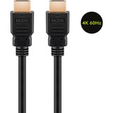 goobay High-Speed-HDMI Kabel mit Ethernet schwarz, 7,5 Meter