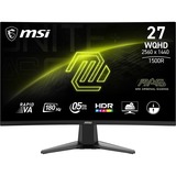 MSI MAG 27CQ6FDE, Gaming-Monitor 69 cm (27 Zoll), schwarz, WQHD, Rapid-VA, Curved, HDR, 180Hz Panel