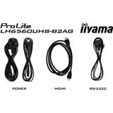 iiyama ProLite LH6560UHS-B2AG, Public Display schwarz (matt), UltraHD/4K, VA, Lautsprecher,