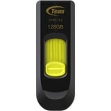 Team Group C145 128 GB, USB-Stick schwarz/gelb, USB-A 3.2 Gen 1