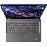 Lenovo ThinkPad P16 G2 (21FA005CGE), Notebook grau/schwarz, Windows 11 Pro 64-Bit, 40.6 cm (16 Zoll) & 165 Hz Display, 1 TB SSD