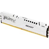 Kingston FURY DIMM 16 GB DDR5-6800, Arbeitsspeicher weiß, KF568C34BWE-16, FURY Beast, INTEL XMP, AMD EXPO