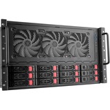 SilverStone SST-RM61-312, Rack-Gehäuse schwarz, 6 Höheneinheiten