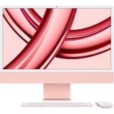 Apple iMac 59,62 cm (24") M3 2023 CTO, MAC-System rot/rosé, macOS, Deutsch