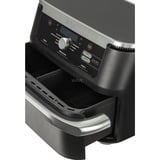 Ninja Foodi FlexDrawer Heißluftfritteuse AF500DE  schwarz/edelstahl, 2.470 Watt, Korb 10,4 Liter, teilbar