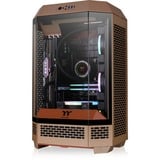 Thermaltake The Tower 300 , Tower-Gehäuse braun, Tempered Glass