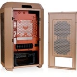 Thermaltake The Tower 300 , Tower-Gehäuse braun, Tempered Glass