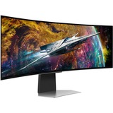 SAMSUNG Odyssey OLED G9 S49CG954SU, Gaming-Monitor 124 cm (49 Zoll), silber, DQHD, AMD Free-Sync Premium Pro, HDMI, DisplayPort, 240Hz Panel