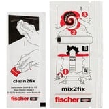 fischer GOW Badkleber Multipack, 4 Stück transparent