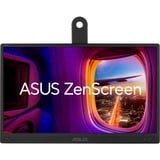 ASUS ZenScreen MB166CR, LED-Monitor 39.6 cm (15.6 Zoll), schwarz, FullHD, IPS, USB-C