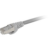 Sharkoon Patchkabel SFTP, RJ-45, mit Cat.7a Rohkabel grau, 7,5 Meter