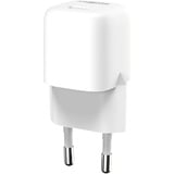 Ansmann Home Charger HC120PD-mini, 20 Watt, Ladegerät weiß, 1x USB-C, GaN, PowerDelivery, Multisafe-Technologie