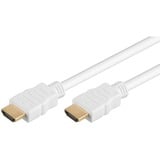 goobay High-Speed-HDMI Kabel mit Ethernet weiß, 5 Meter