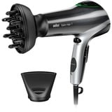 Braun Satin Hair 7 HD730, Haartrockner schwarz/silber