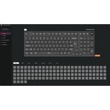 Keychron V5 Max, Gaming-Tastatur schwarz/blaugrau, DE-Layout, Gateron Jupiter Brown, Hot-Swap, RGB