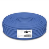 goobay Netzwerkkabel Cat.6a, U/UTP blau, 50 Meter