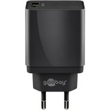 goobay USB Schnellladegerät QC3.0 (18W) schwarz schwarz, Quick Charge (QC3.0)