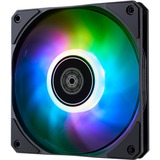 SilverStone SST-AS120B-ARGB 120x120 15, Gehäuselüfter schwarz/transparent