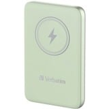 Verbatim Wireless Powerbank Charge 'n' Go 10.000mAh hellgrün, Qi, PD 3.0, Quick Charge 3.0