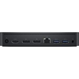 Dell Dock D6000 Generalüberholt, Dockingstation schwarz, HDMI, DisplayPort, USB-C, RJ45