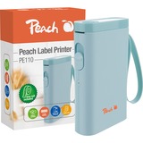 Peach PE110, Etikettendrucker blau, Thermodirektdruck