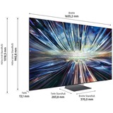 SAMSUNG GQ-75QN900D, QLED-Fernseher 189 cm (75 Zoll), schwarz/graphit, 8K/FUHD, Twin Tuner, HDR, Dolby Atmos, 120Hz Panel