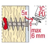 fischer Dämmstoffdübel FID II Plus 80mm weiß, 25 Stück