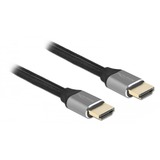 DeLOCK Ultra High Speed HDMI-Kabel 48 Gbps 8K 60Hz grau, 3 Meter