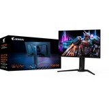 GIGABYTE AORUS FO27Q2, Gaming-Monitor 67.8 cm (27 Zoll), schwarz, QHD, QD-OLED, USB-C, AMD Free-Sync Premium Pro, 240Hz Panel