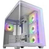 Fortron FSP M580-WA , Tower-Gehäuse weiß, Tempered Glass x 2