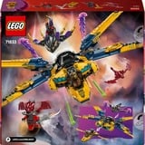 LEGO 71833 Ninjago Ras und Arins Super-Sturmflieger, Konstruktionsspielzeug 