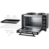 Unold Kleinküche All in One 68885, Mini-Backofen schwarz