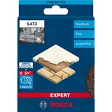 Bosch EXPERT S473 Standard Schleifpad-Set, 3-teilig, Schleifschwamm mehrfarbig, 98 x 120 x 13mm