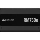 Corsair RM750e (2024), PC-Netzteil schwarz, 1x 12 Pin High Power GPU, 1x PCIe, Kabel-Management, 750 Watt