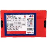 fischer FixTainer DuoPower + EasyHook + Schraube TX, Dübel weiß, 228-teilig, mit EasyHook Haken