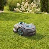 GARDENA Mähroboter smart SILENO max 800m² grau/türkis, Li-Ionen Akku, LONA-Technologie