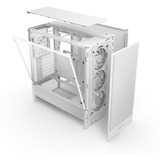 NZXT H5 Flow RGB ( 2024 ) , Tower-Gehäuse weiß, Tempered Glass