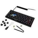 Sharkoon SKILLER SGK50 S3 PBT, Gaming-Tastatur schwarz, DE-Layout, Gateron G Pro 3.0 Yellow