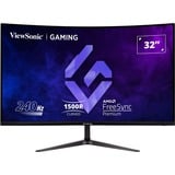 ViewSonic VX3219-PC-MHD, Gaming-Monitor 81 cm (32 Zoll), schwarz, Full HD, VA, 240Hz, Free-Sync Premium, Curved, HDR10, 240Hz Panel