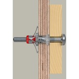 fischer Hohlraumdübel DuoHM 4x55 S TX 25 Stück, mit Panhead-Schraube