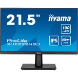 iiyama  ProLite XU2292HSU-B6, LED-Monitor 55 cm (22 Zoll), schwarz (matt), Full HD, IPS, 100Hz Panel