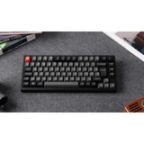 Keychron Lemokey P1 Pro, Gaming-Tastatur schwarz/grau, DE-Layout, Keychron Super Red, Hot-Swap, Aluminiumrahmen, RGB