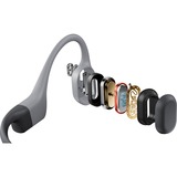 Shokz OpenSwim Pro, Kopfhörer grau, Blueooth, 32 GB Speicher für Musik