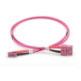 Digitus LWL Patchkabel, Duplex, LC > SC Stecker, Multimode OM4 hellviolett, 10 Meter