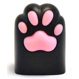 Keychron Kitty Paw Aluminum Alloy Artisan Keycap, Tastenkappe schwarz/rosa