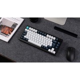 Keychron Q1 Max, Gaming-Tastatur schwarz/mehrfarbig, DE-Layout, Gateron Jupiter Brown, Hot-Swap, Aluminiumrahmen, RGB