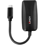 Lindy USB Konverter, USB-C Stecker > DisplayPort Buchse schwarz, 13cm, 8K 60Hz