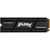 Kingston FURY Renegade Heatsink 500 GB, SSD schwarz, PCIe 4.0 x4, NVMe, M.2 2280, Heatsink